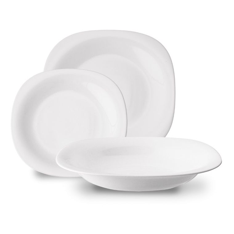 Tadar, Ines, talerz obiadowy, kwadratowy, 25 cm