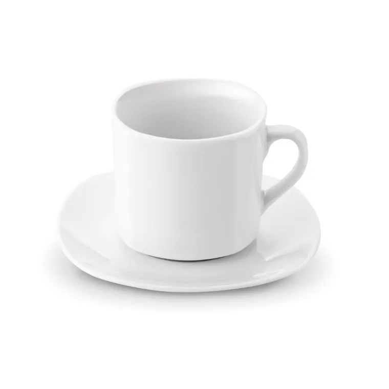 Tadar, komplet filiżanek, białe, 250 ml, 12 elementów