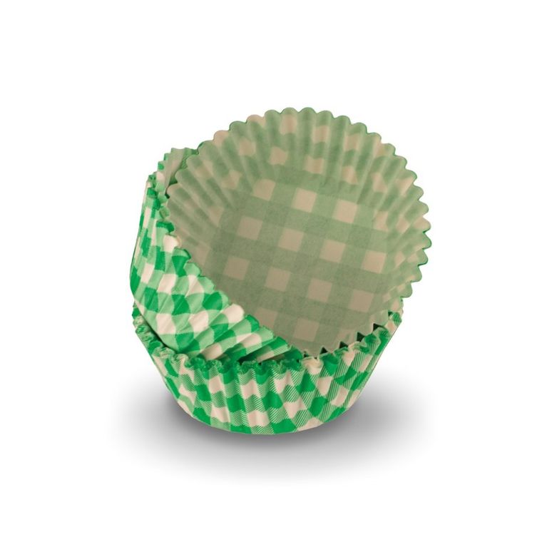Tadar, papierowe papilotki do muffinek, 60 szt., zielone