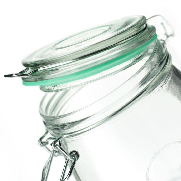 Tadar, Serce, słoik szklany z klipsem i silikonową uszczelką, 0,8 l