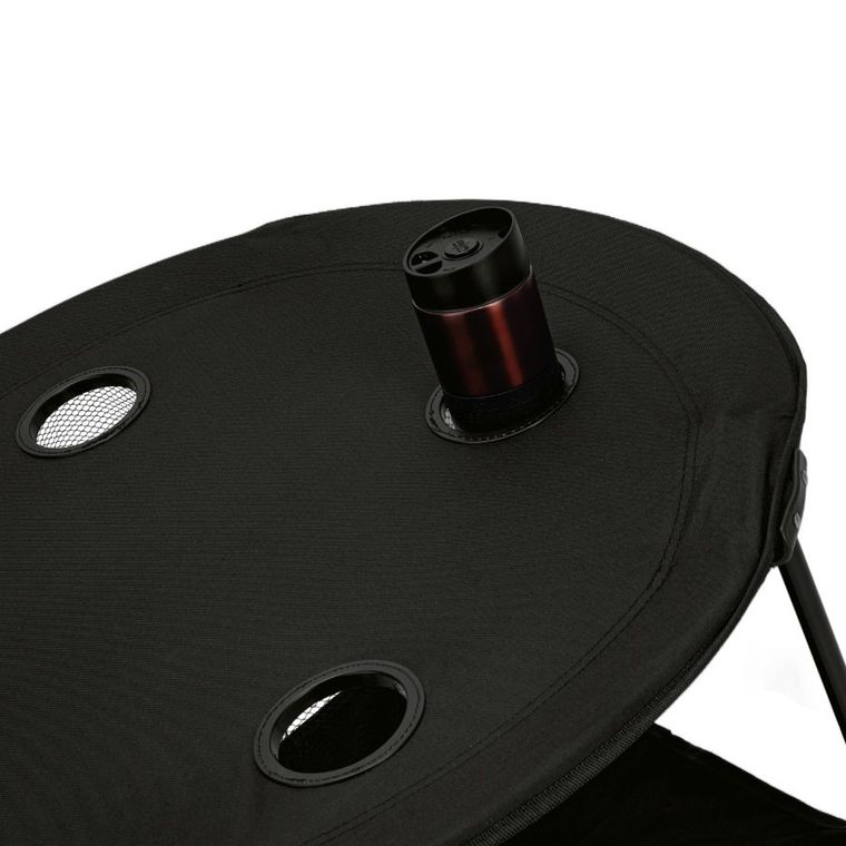 Tadar, stolik turystyczny, czarny, 72-60 cm