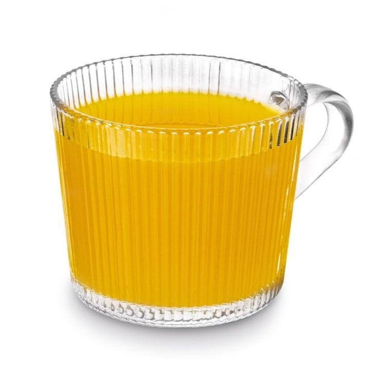 Tadar, Sue, komplet szklanych kubków, w paski, 450 ml, 6 szt.