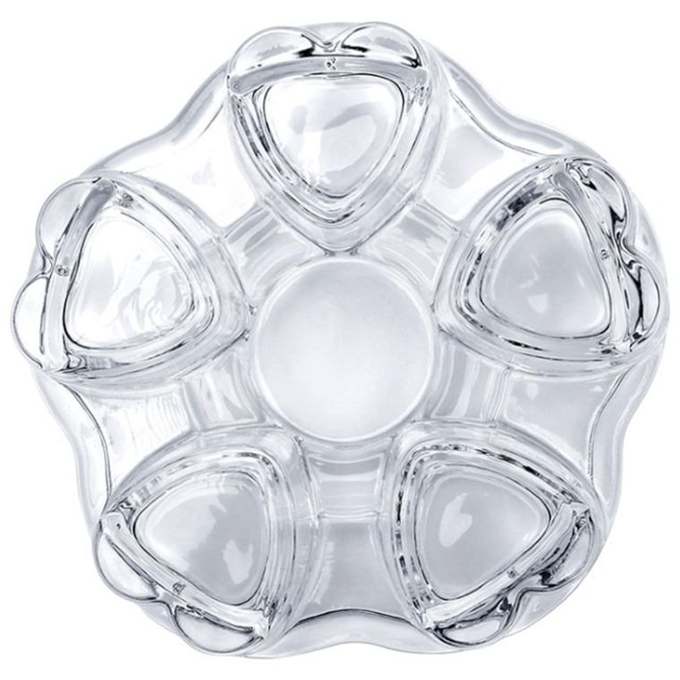 Tadar, szklany podgrzewacz do dzbanka na tealight, serduszk, color box