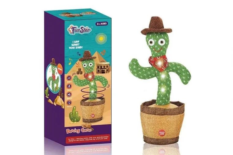 Tańczący kaktus Cowboy, zabawka
