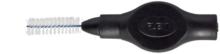 Tandex, czyściki międzyzębowe, Flexi 0,7-5 mm, ultra soft, Medium, black, czarne, 6 szt.