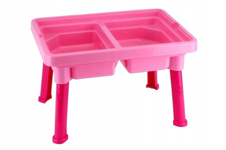 TechnoK, stół do zabawy, różowy