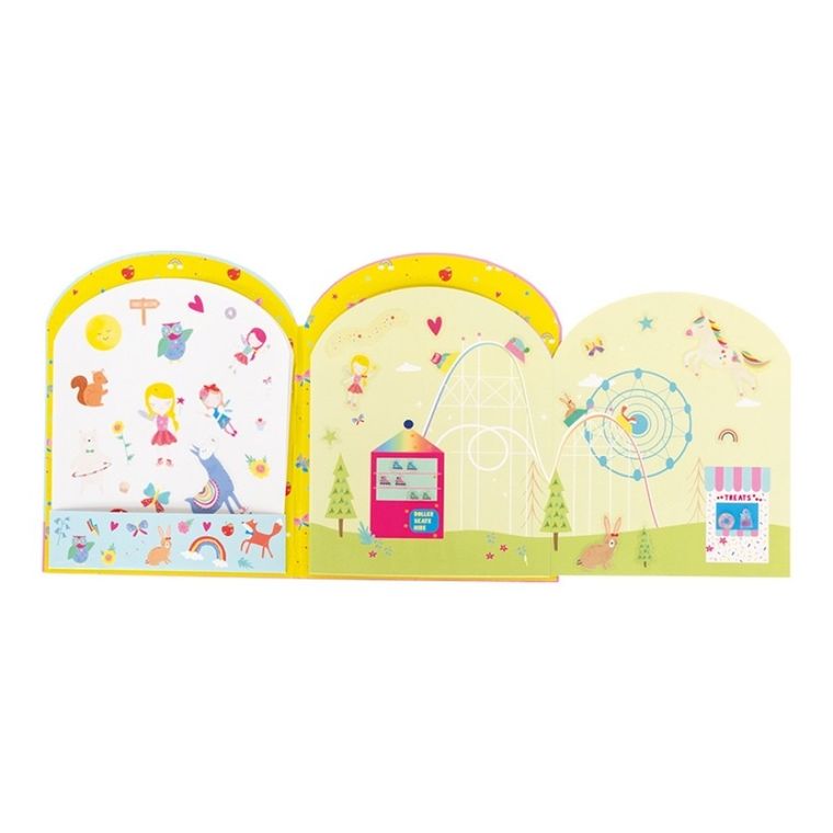 Tęczowe Wróżki. Zestaw naklejek wielokrotnego użytku