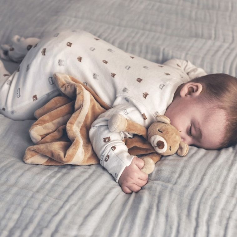 Teddykompaniet, Diinglisar, miś, maskotka-kocyk, brązowy, 35-35 cm