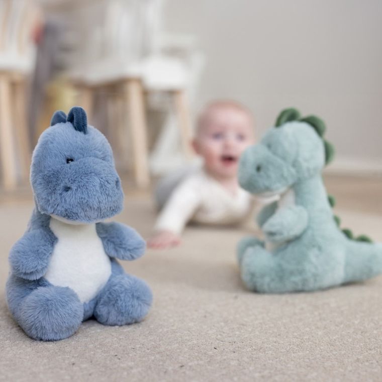 Teddykompaniet, Dinozaur Rex, maskotka, niebieski, 25 cm
