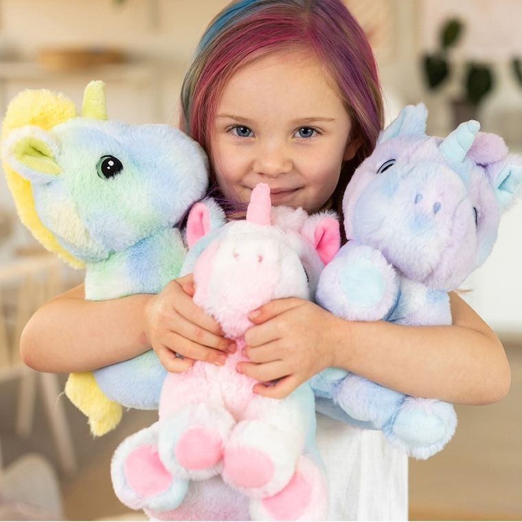 Teddykompaniet, jednorożec, maskotka, tęczowy, 26 cm