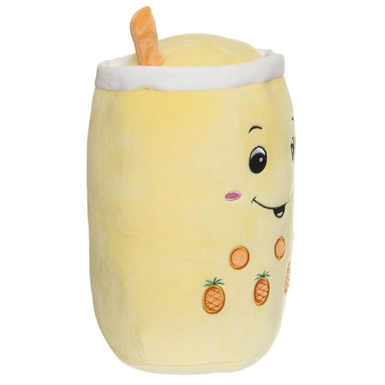 Teddykompaniet, Squeezie, Bubble Tea, maskotka, żółta, 30 cm