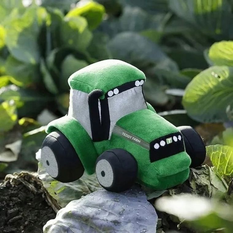 Teddykompaniet, Teddy Farm, pluszowy traktor, 18-15 cm