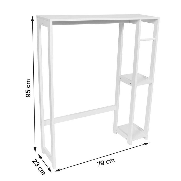 Tendance, regał nad pralkę toaletę, Santorin, 79-23-95 cm