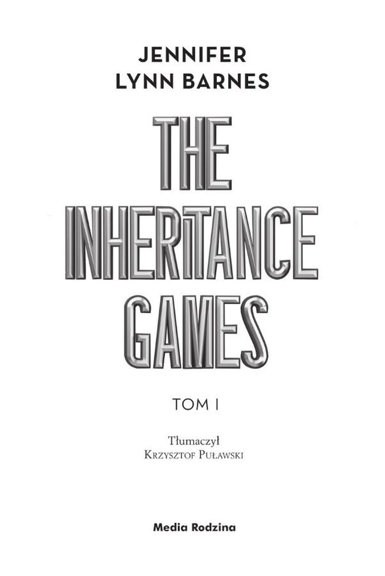 The Inheritance Games. Tom 1
