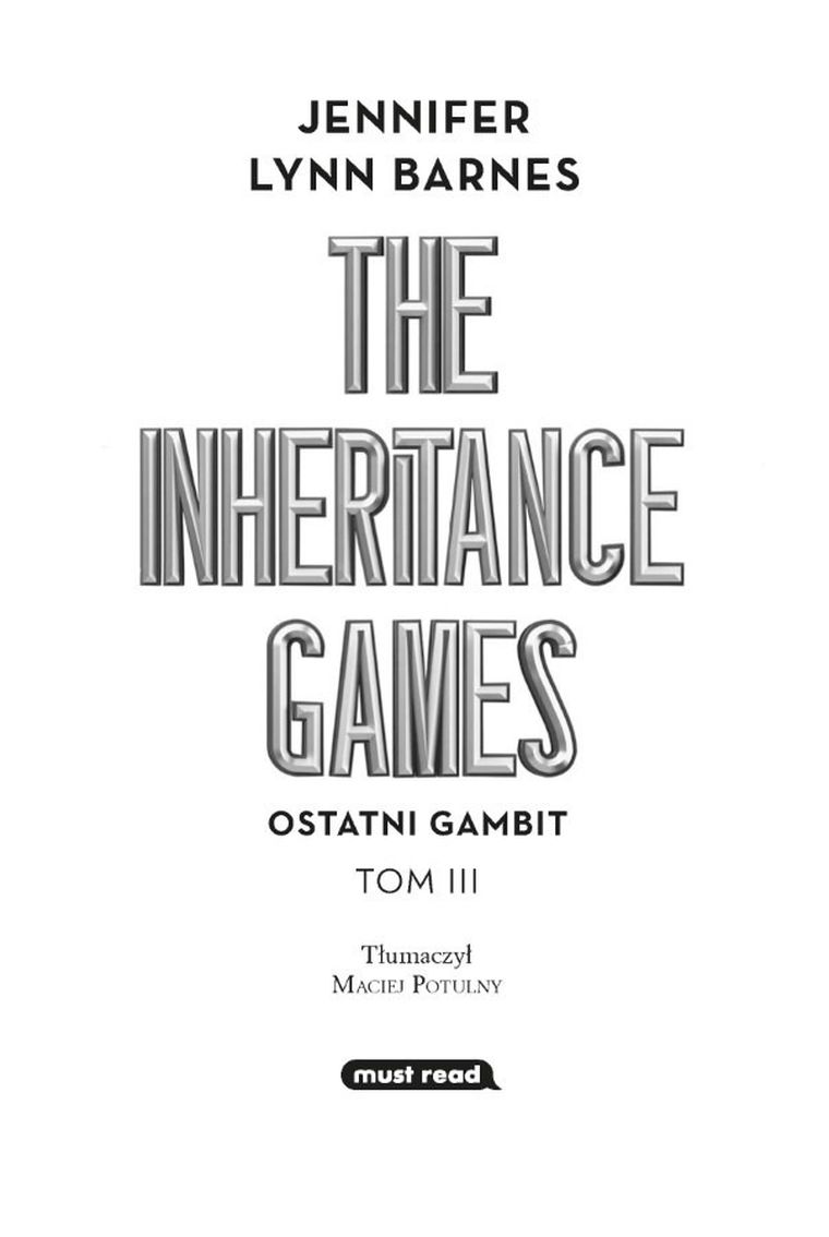 The Inheritance Games. Tom 3