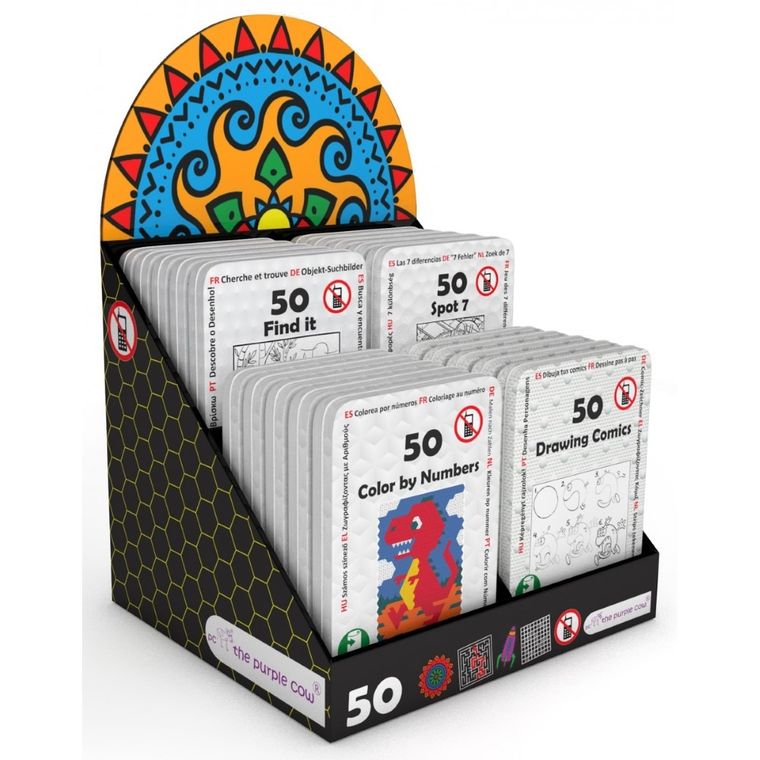 The Purple Cow, 50 Rysowanie komiksów, podróżne łamigłówki