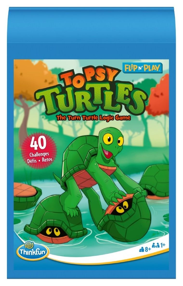 ThinkFun, Flip&Play, Wywrócone żółwie, gra logiczna