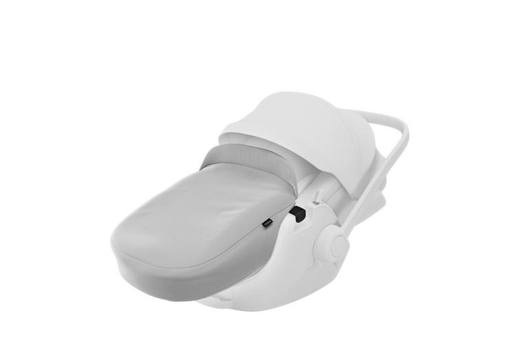 Thule, Maple, pokrowiec na nóżki do fotelika samochodowego dla niemowląt, Light Grey