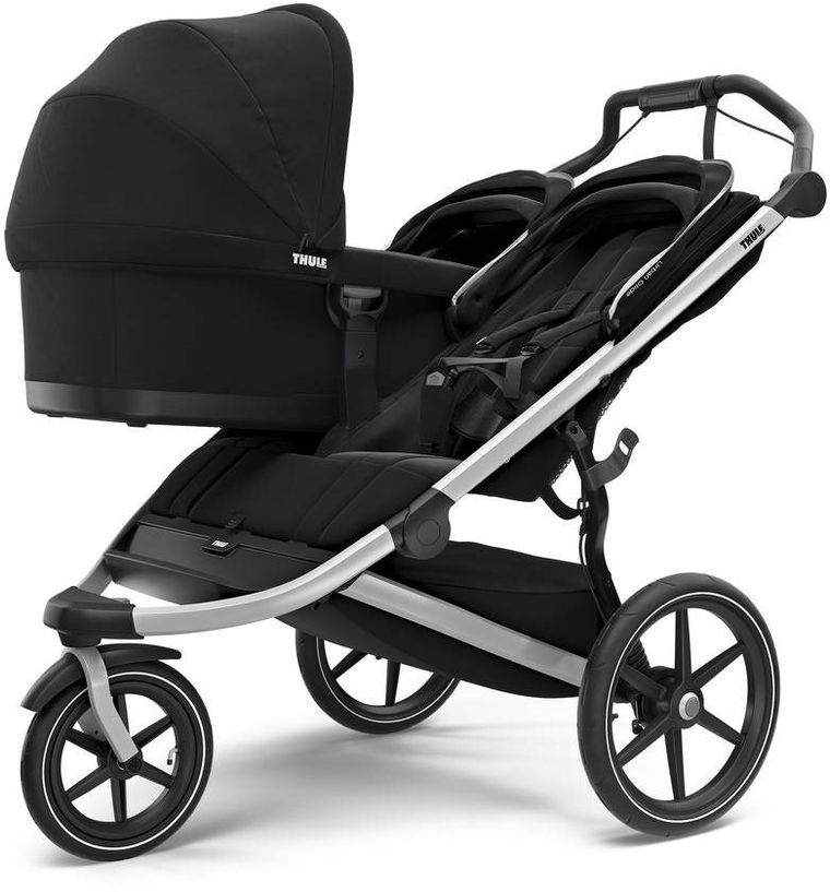 Thule, Urban Glide 2, Double, wózek podwójny do biegania, Jet Black