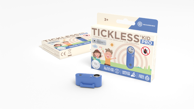 Tickless, Kid PRO, ultradźwiękowa ochrona przed kleszczami, Greek Blue