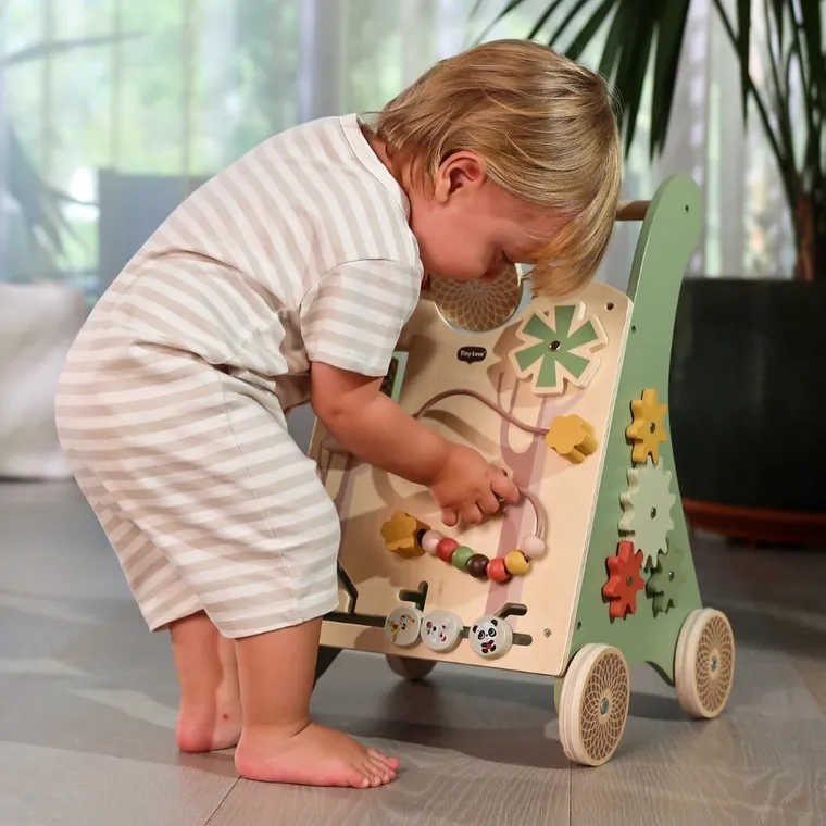 Tiny Love, Boho Chic, edukacyjny chodzik 2w1, drewniany