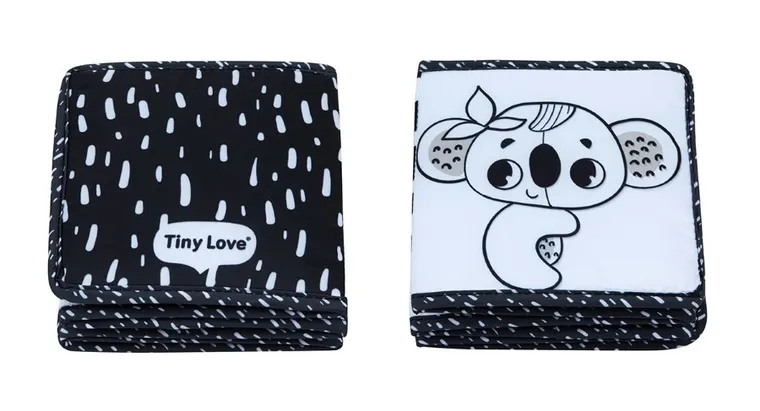 Tiny Love, Décor, książeczka interaktywna, dwustronna, czarno-biała