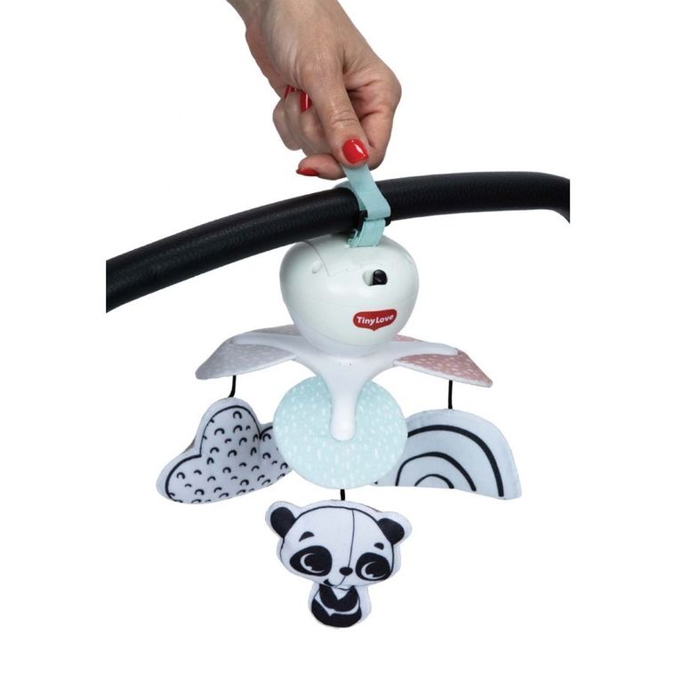 Tiny Love, karuzela podróżna 3w1, czarno-biała