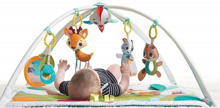 Tiny Love, Leśna Kraina, gimnastyka dla bobasa z pałąkami, mata edukacyjna