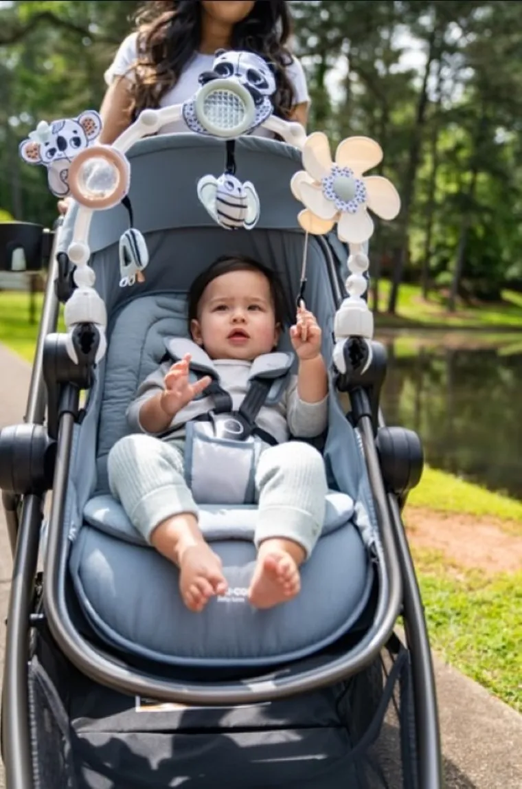 Tiny Love, łuk z zabawkami, czarno-biały