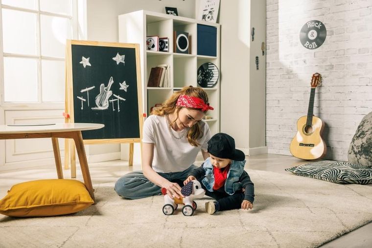 Tiny Love, Tiny Rockers, Pies Charlie, interaktywna zabawka