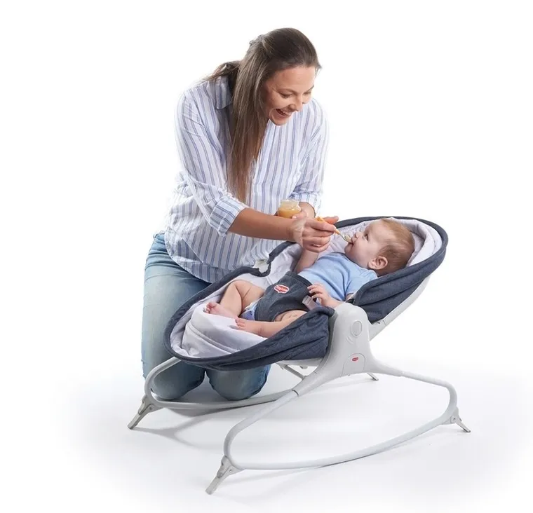 Tiny Love, wielofunkcyjny leżaczek-bujaczek z funkcją krzesełka, 3w1, granatowy