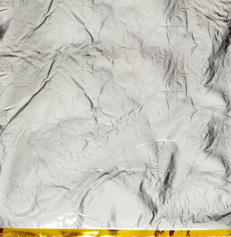 Titanum, folia do złoceń, srebrna, 14-14 cm, 10 szt.