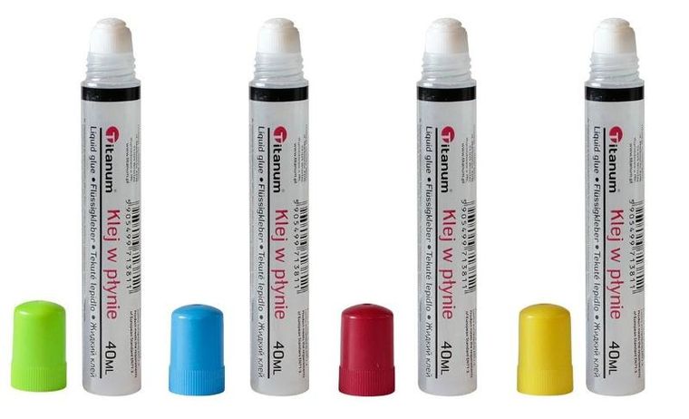 Titanum, klej w płynie, 40 ml, 24 szt.