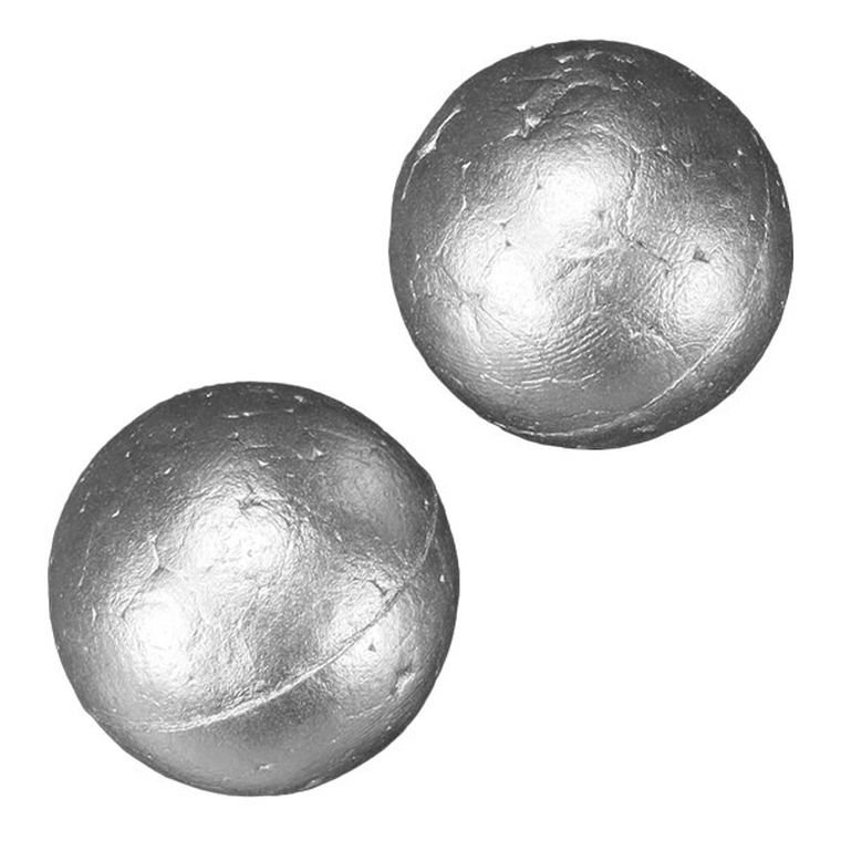 Titanum, kulki styropianowe, srebrne, 25 mm, 12 szt.