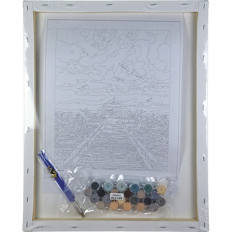 Titanum, malowanie po numerach, Pomost nad morzem, 40-50 cm