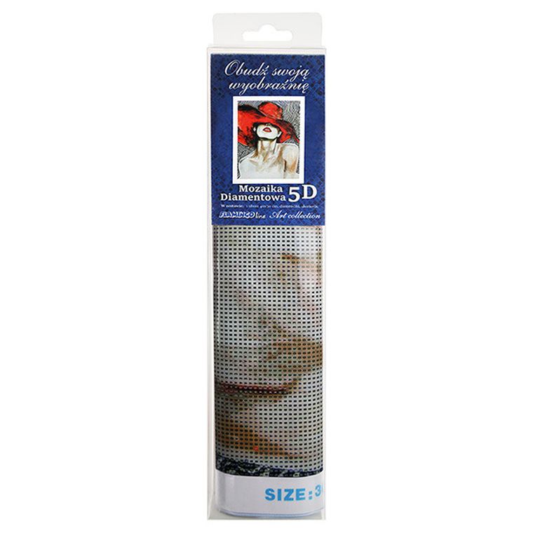 Titanum, mozaika diamentowa, Kobieta w kapelusz, 30-40 cm