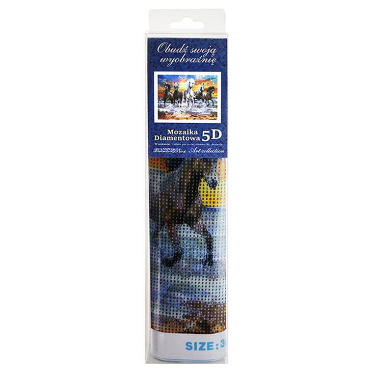 Titanum, mozaika diamentowa, Konie, 30-40 cm