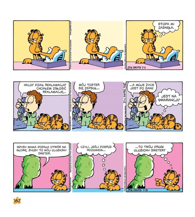 Tłusty koci trójpak. Garfield. Tom 14