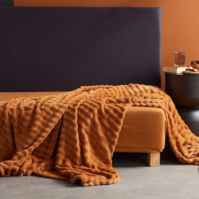 Today, koc z tłoczonym wzorem, 130-180 cm, Doucelin