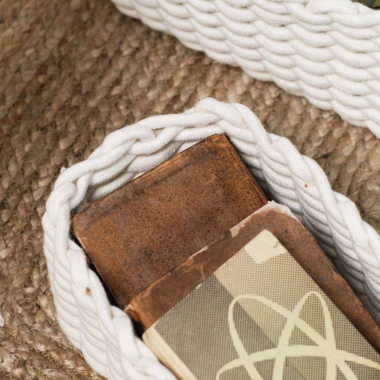 Today, koszyki do przechowywania z bawełny, Kargo, skandynawski splot, 3 szt.