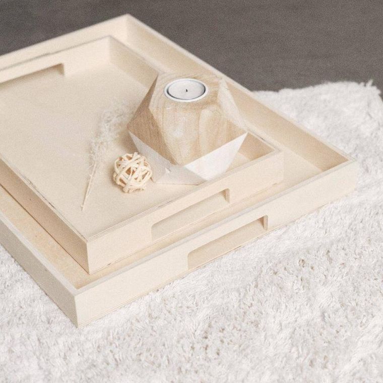 Today, tace drewniane, Simplicity, 2 podstawki