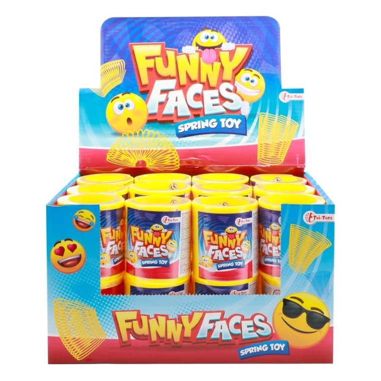 Toi-Toys, magiczna sprężyna z emotikonami, 1 szt.