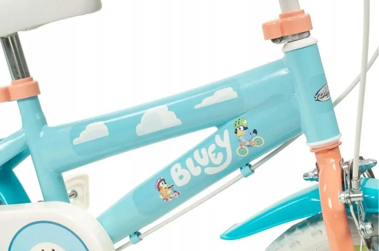 Toimsa, Bluey, rower, błękitno-limonkowy, 12"