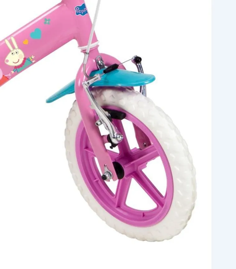 Toimsa, Świnka Peppa, rower, 12", różowy