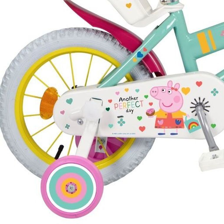 Toimsa, Świnka Peppa, rower, 14", zielony