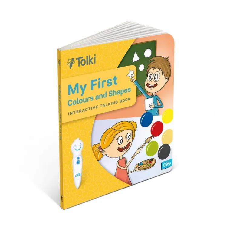 Tolki Book. My first colours and shapes. Interactive talking book. Wersja angielska