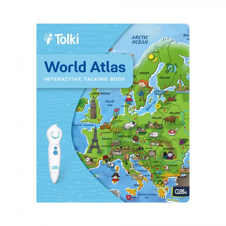 Tolki Book. World Atlas. Interactive talking book. Wersja angielska