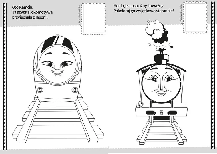 Tomek i Przyjaciele. Koloruj i naklejaj 2