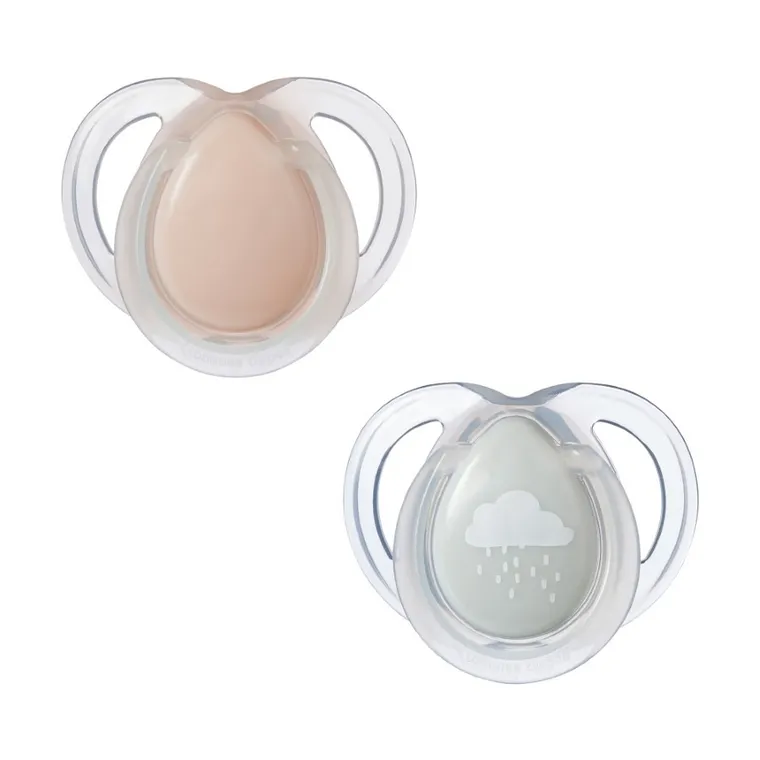 Tommee Tippee, Night, smoczek uspokajający, 0-6 m, 2 szt.