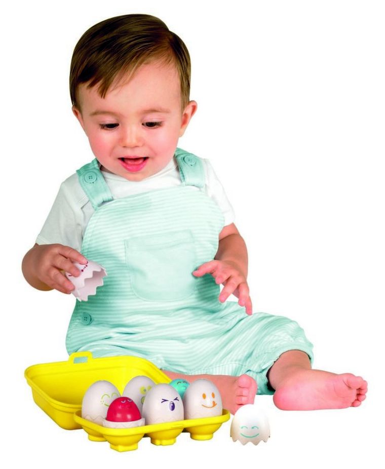 Tomy, Jajeczka z dźwiękami, zabawka interaktywna